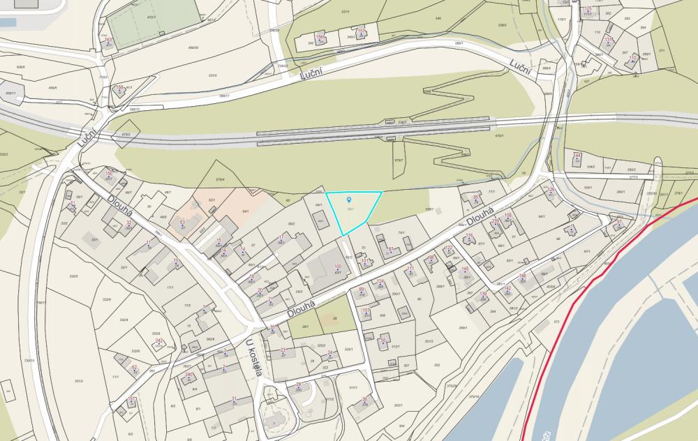 Obec vyhlašuje záměr prodeje pozemku p.č. 68/1 o výměře 1666 m2.