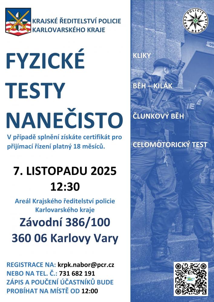 Fyzické testy nanečisto 2025
